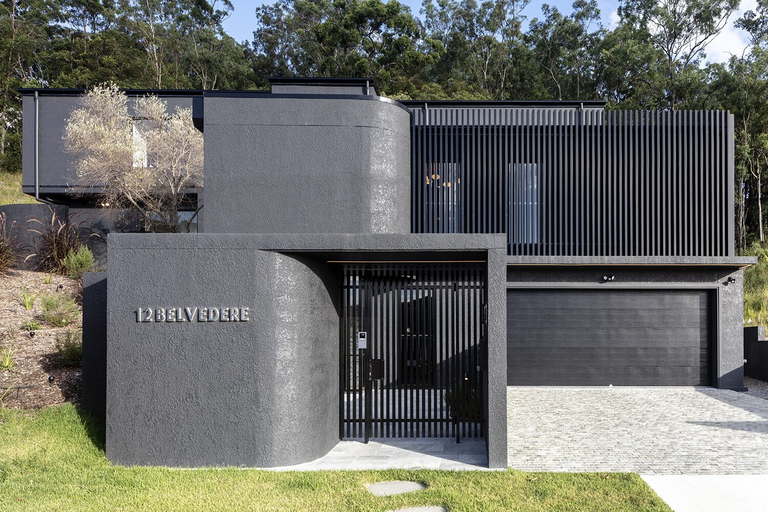 Belvedere, front facade — designed by Koda Design, built by CHS Building