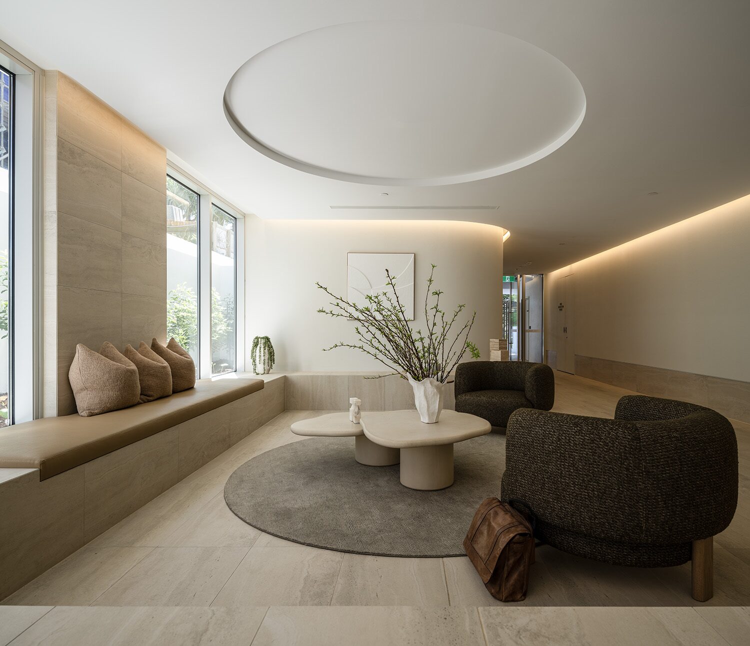 Rockpool, lobby lounge — designed by Joe Adsett Architects, built by Tomkins Commercial