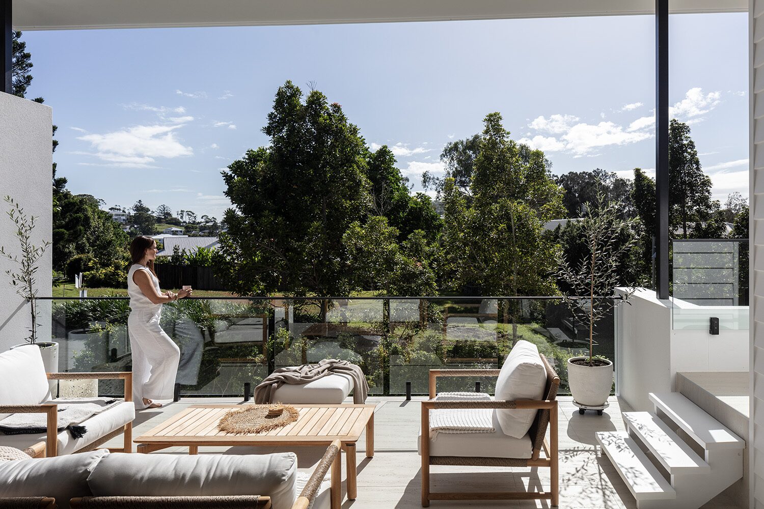 Vantage, balcony lounge — designed and built by QLDBuilt